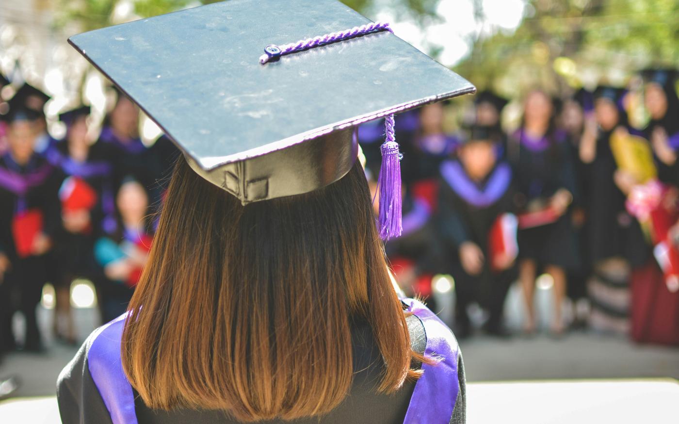 woman wearing academic cap and dress selective focus photography by MD Duran courtesy of Unsplash.