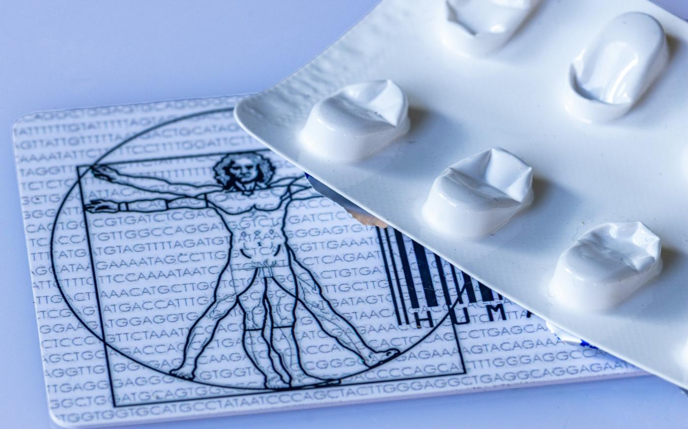 A contraption with a drawing of a man on it by Marek Studzinski courtesy of Unsplash.
