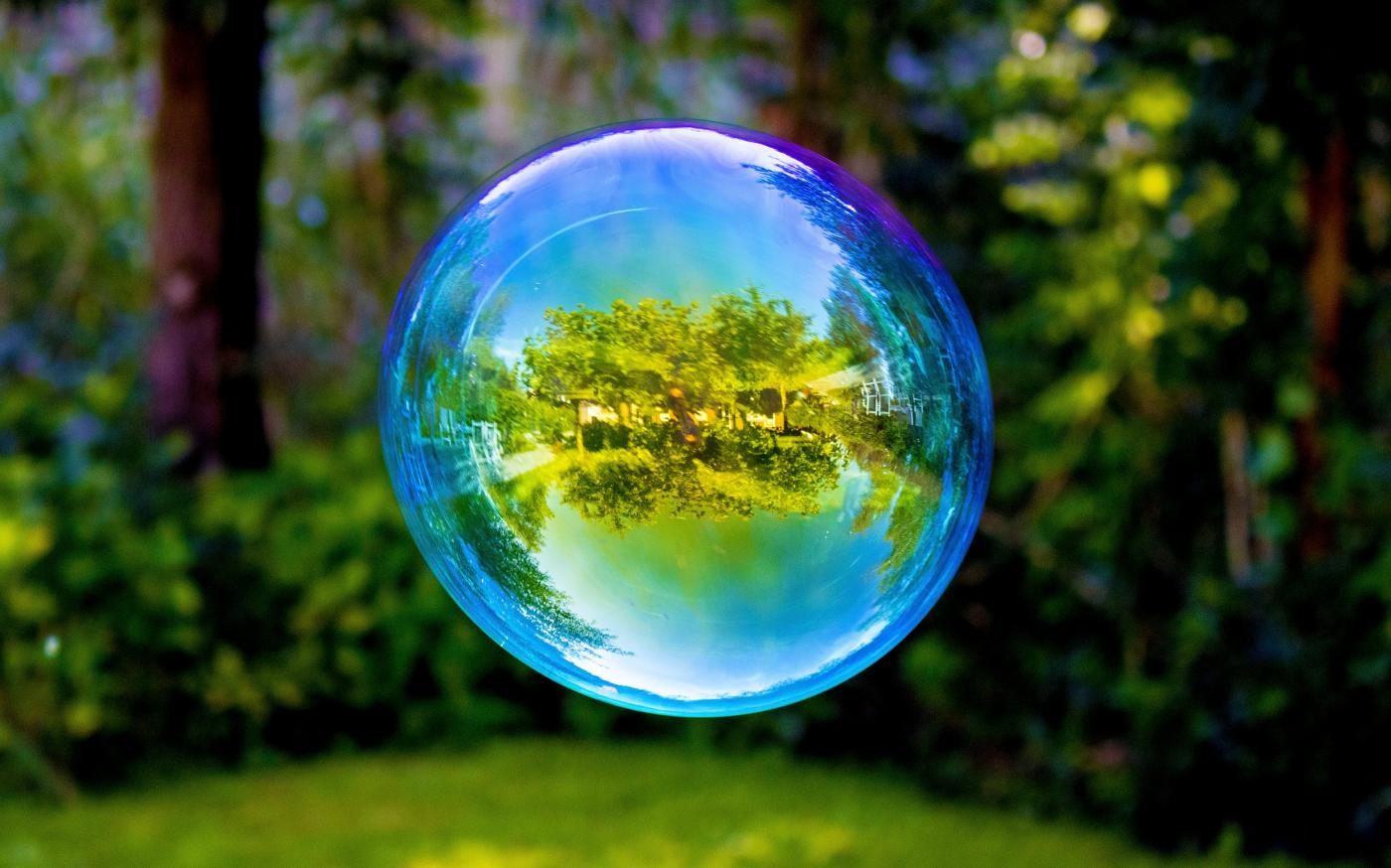 clear bubble in mid air during daytime by Rudolf-Peter Bakker courtesy of Unsplash.